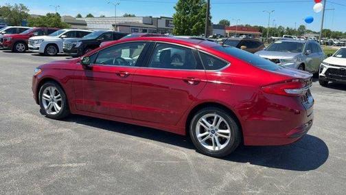 Ruby Red Metallic 2018 Ford Fusion SE