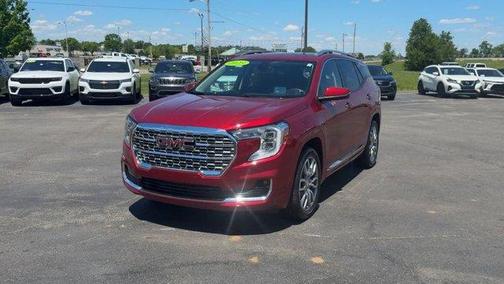 Volcanic Red 2023 GMC Terrain Denali