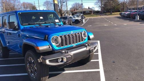 Hydro Blue Pearl 2026 Jeep Wrangler Sahara