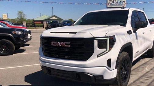 Summit White 2025 GMC Sierra 1500 Elevation