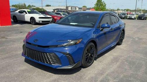 Blue 2025 Toyota Camry SE