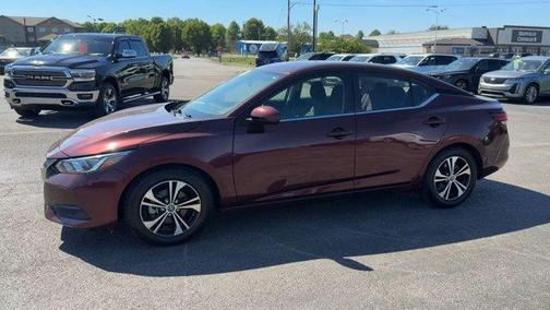 Rosewood Metallic 2022 Nissan Sentra SV