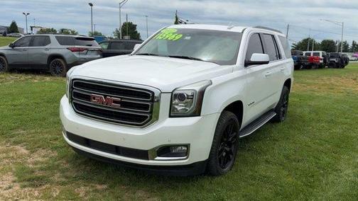White Frost Tri-Coat 2017 GMC Yukon SLT