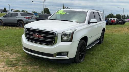 White Frost Tri-Coat 2017 GMC Yukon SLT