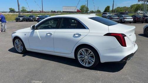 Summit White 2024 Cadillac CT4 Premium Luxury