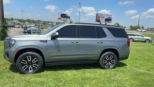 Satin Steel Metallic 2022 GMC Yukon AT4