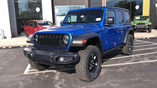 Hydro Blue Pearl 2026 Jeep Wrangler Sport