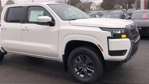 Glacier White 2026 Nissan Frontier SV