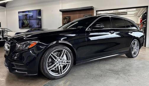 Black 2018 Mercedes-Benz E-Class 4MATIC