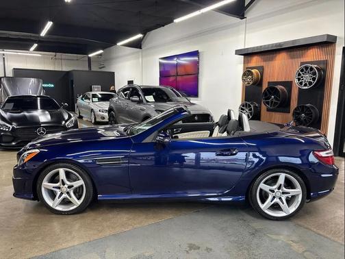 Lunar Blue Metallic 2014 Mercedes-Benz SLK-Class SLK350