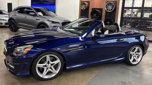 Lunar Blue Metallic 2014 Mercedes-Benz SLK-Class SLK350