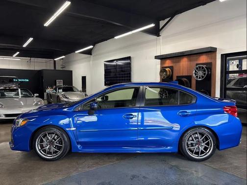 Blue 2016 Subaru WRX STI Limited