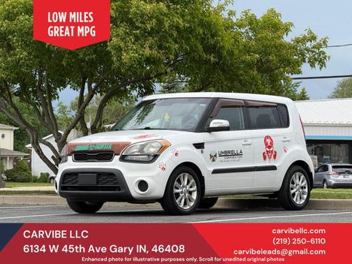 Clear White 2013 Kia Soul +