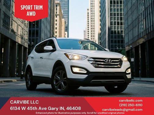 Frost White Pearl 2014 Hyundai Santa Fe Sport 2.4L