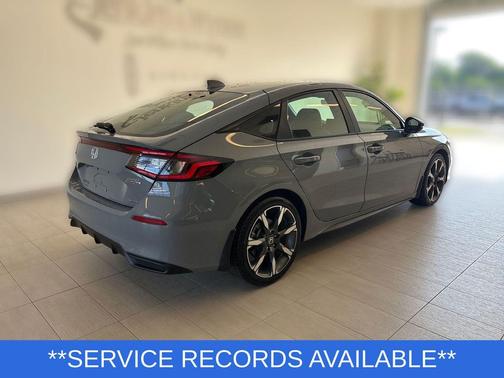 Sonic Gray Pearl 2025 Honda Civic Hybrid Sport Touring