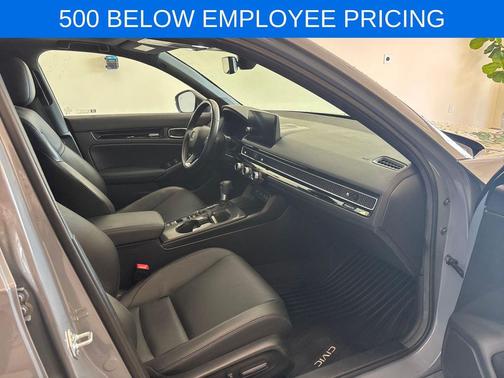 Sonic Gray Pearl 2025 Honda Civic Hybrid Sport Touring