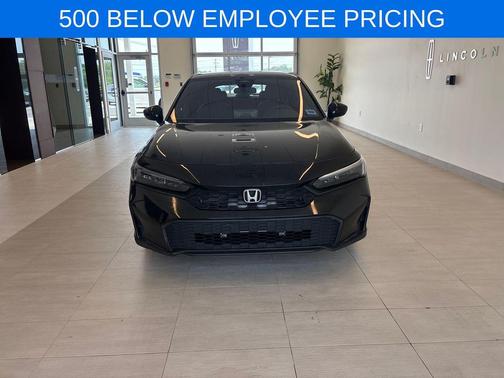 Crystal Black Pearl 2025 Honda Civic Sport