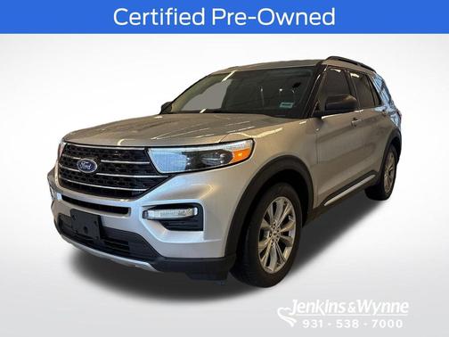 Iconic Silver Metallic 2023 Ford Explorer XLT