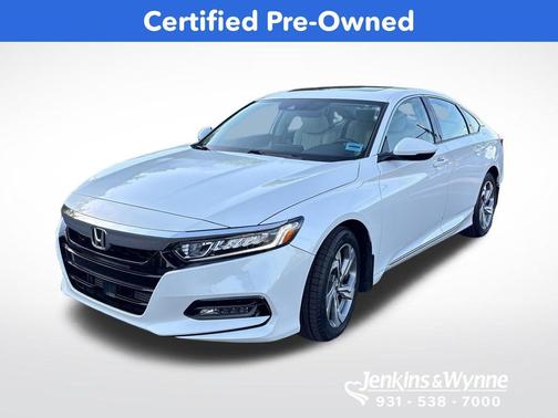 Platinum White Pearl 2018 Honda Accord EX-L