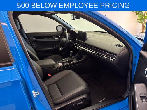Boost Blue Pearl 2025 Honda Civic Hybrid Sport Touring