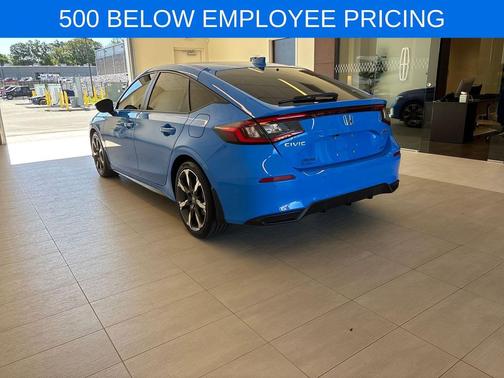 Boost Blue Pearl 2025 Honda Civic Hybrid Sport Touring