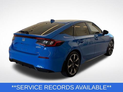 Boost Blue Pearl 2025 Honda Civic Hybrid Sport Touring