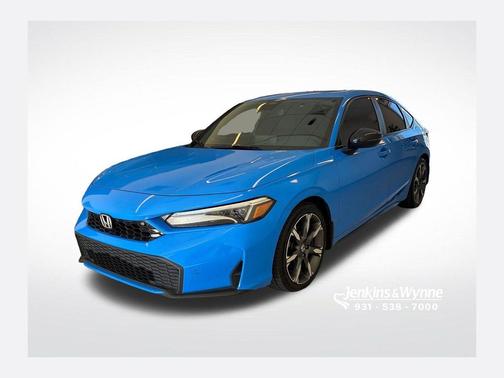 Boost Blue Pearl 2025 Honda Civic Hybrid Sport Touring