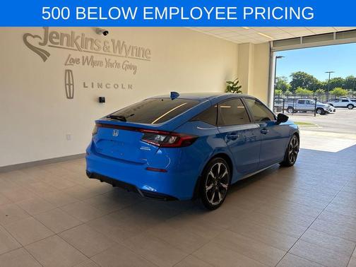 Boost Blue Pearl 2025 Honda Civic Hybrid Sport Touring