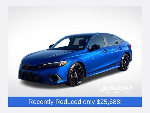 Aegean Blue Metallic 2022 Honda Civic Sport