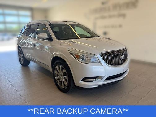 White Frost Tricoat 2016 Buick Enclave Leather