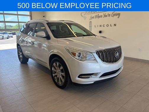 White Frost Tricoat 2016 Buick Enclave Leather