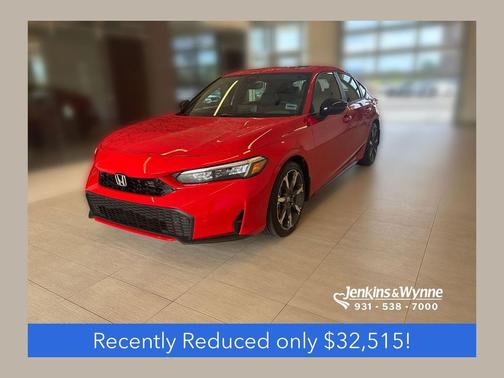 Rallye Red 2025 Honda Civic Hybrid Sport Touring