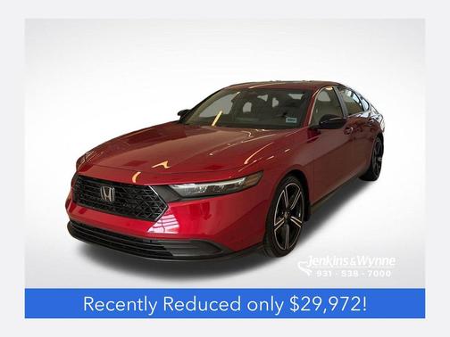 Radiant Red Metallic 2023 Honda Accord Hybrid Sport