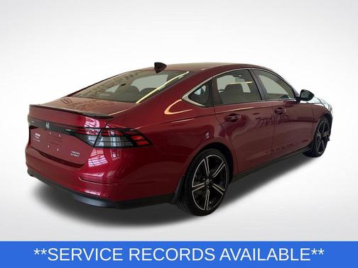 Radiant Red Metallic 2023 Honda Accord Hybrid Sport