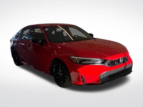 Red Metallic 2025 Honda Civic Sport