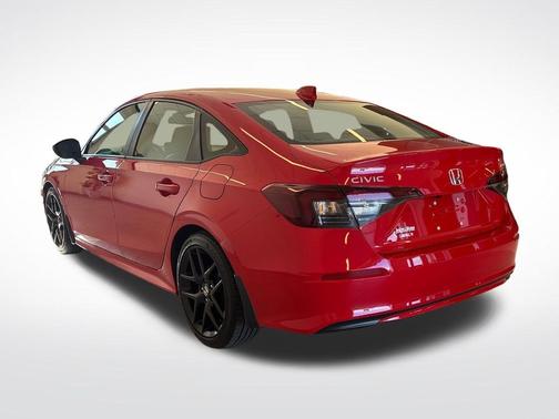 Red Metallic 2025 Honda Civic Sport