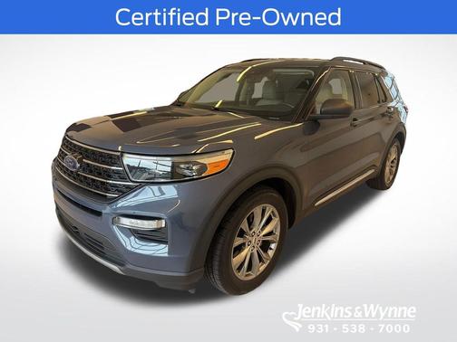 Infinite Blue Metallic Tinted Clearcoat 2021 Ford Explorer XLT