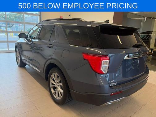 Infinite Blue Metallic Tinted Clearcoat 2021 Ford Explorer XLT