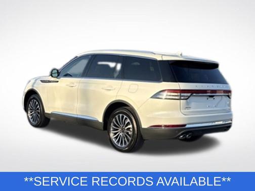 Pristine White Metallic Tri-Coat 2020 Lincoln Aviator Reserve AWD