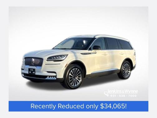 Pristine White Metallic Tri-Coat 2020 Lincoln Aviator Reserve AWD