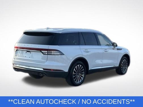 Pristine White Metallic Tri-Coat 2020 Lincoln Aviator Reserve AWD