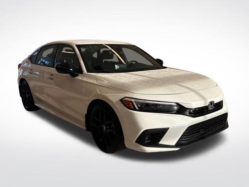 Platinum White Pearl 2024 Honda Civic Sport