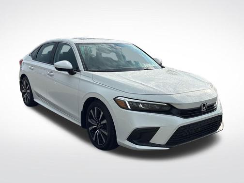 Platinum White Pearl 2024 Honda Civic EX
