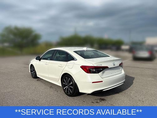 Platinum White Pearl 2024 Honda Civic EX