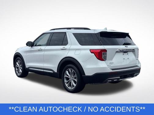Star White Metallic Tri-Coat 2023 Ford Explorer XLT