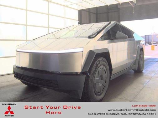 Silver 2025 Tesla Cybertruck Base
