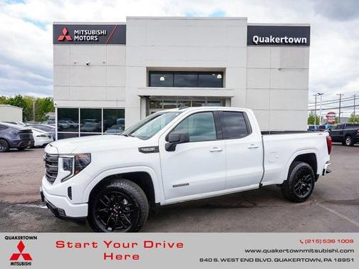 Summit White 2023 GMC Sierra 1500 Elevation