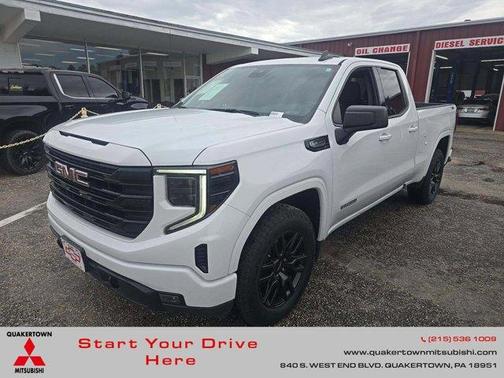 Summit White 2023 GMC Sierra 1500 Elevation
