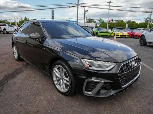 Mythos Black Metallic 2021 Audi A4 45 S line Premium Plus