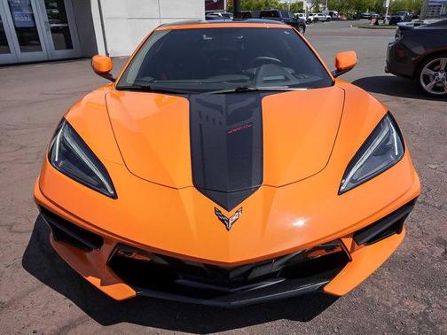 Orange 2023 Chevrolet Corvette Stingray w/2LT